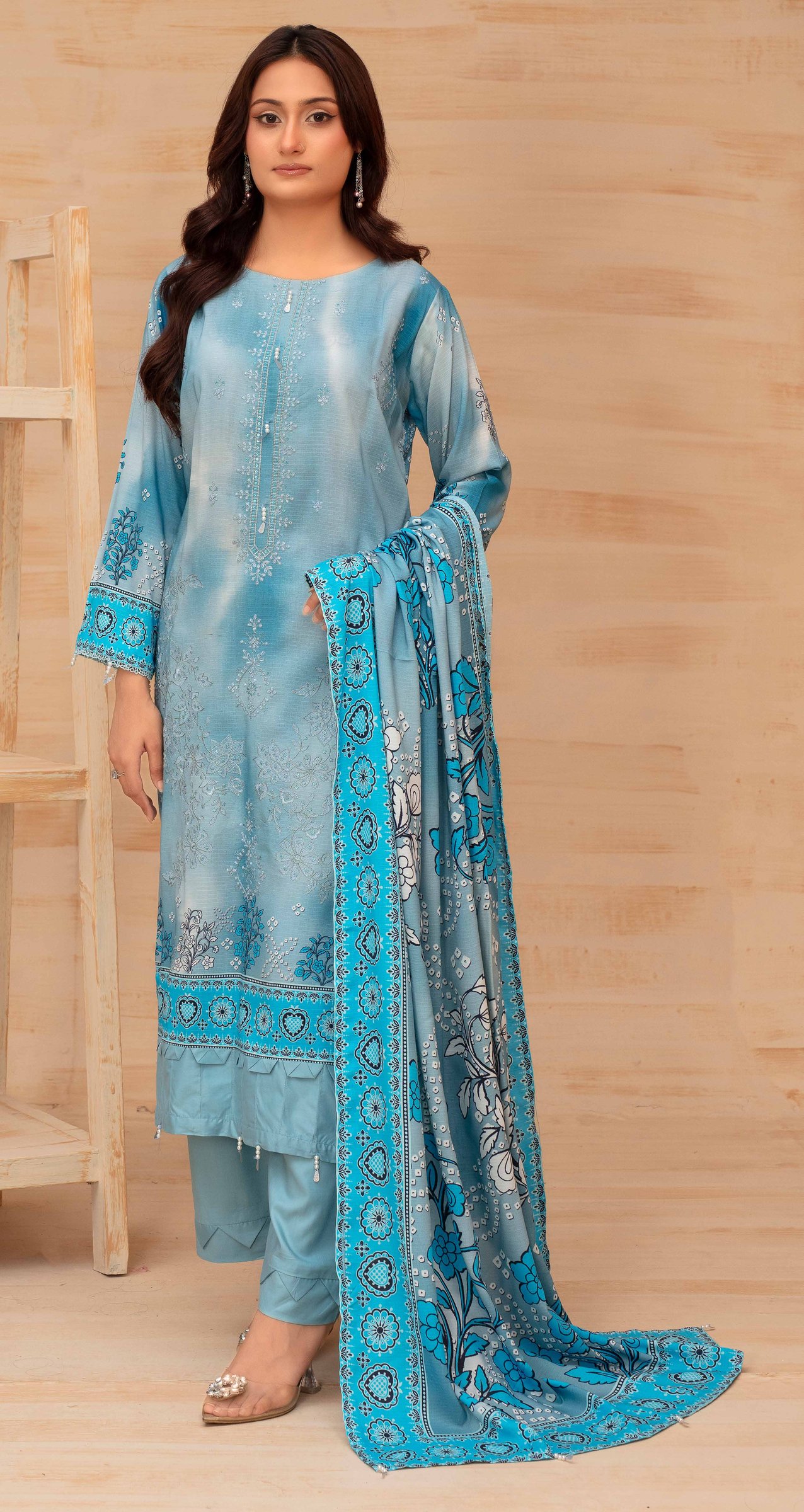 Azura Batik 8305 - Sky Blue
