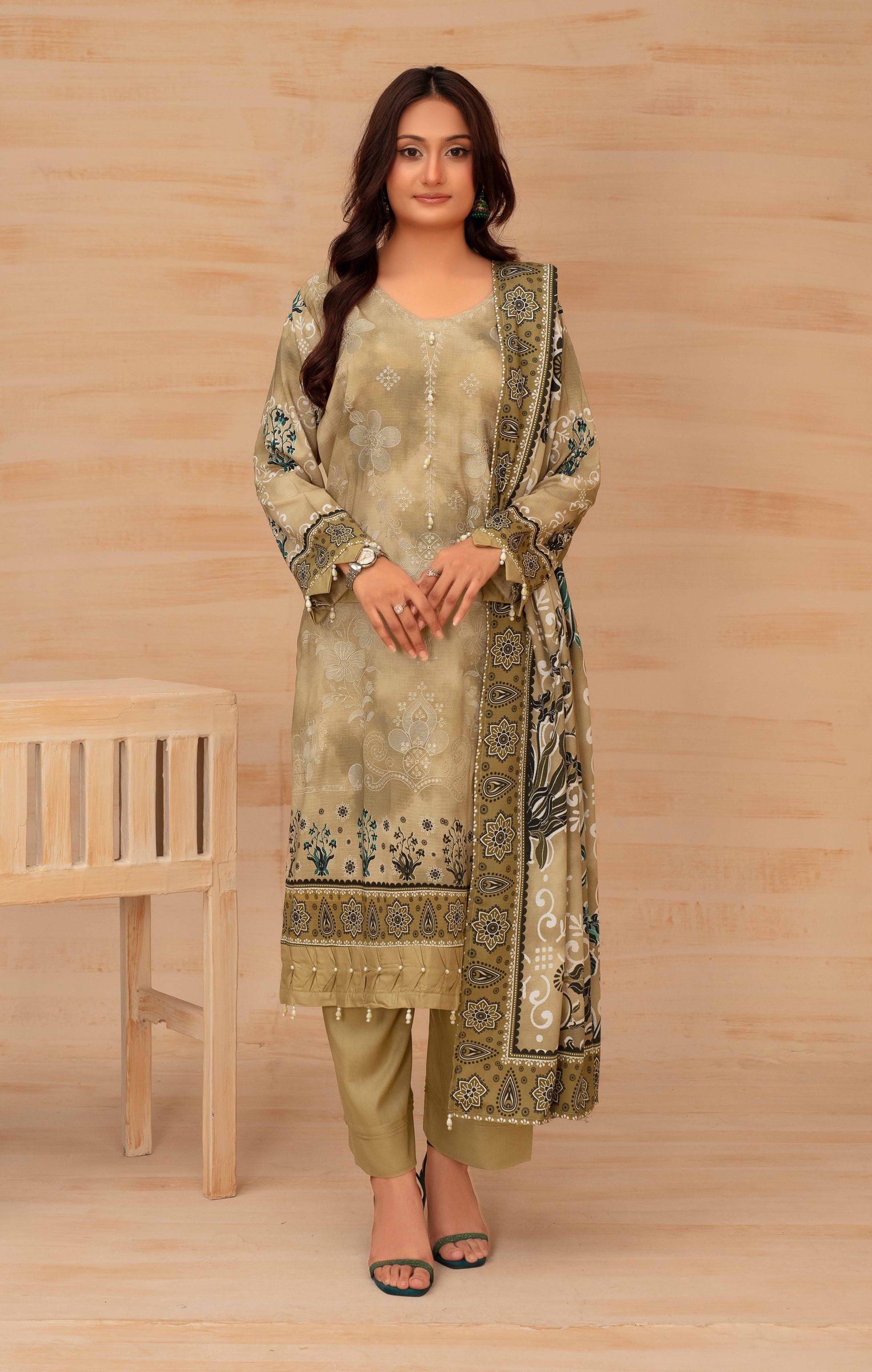 Azura Batik 8306 - Khaki