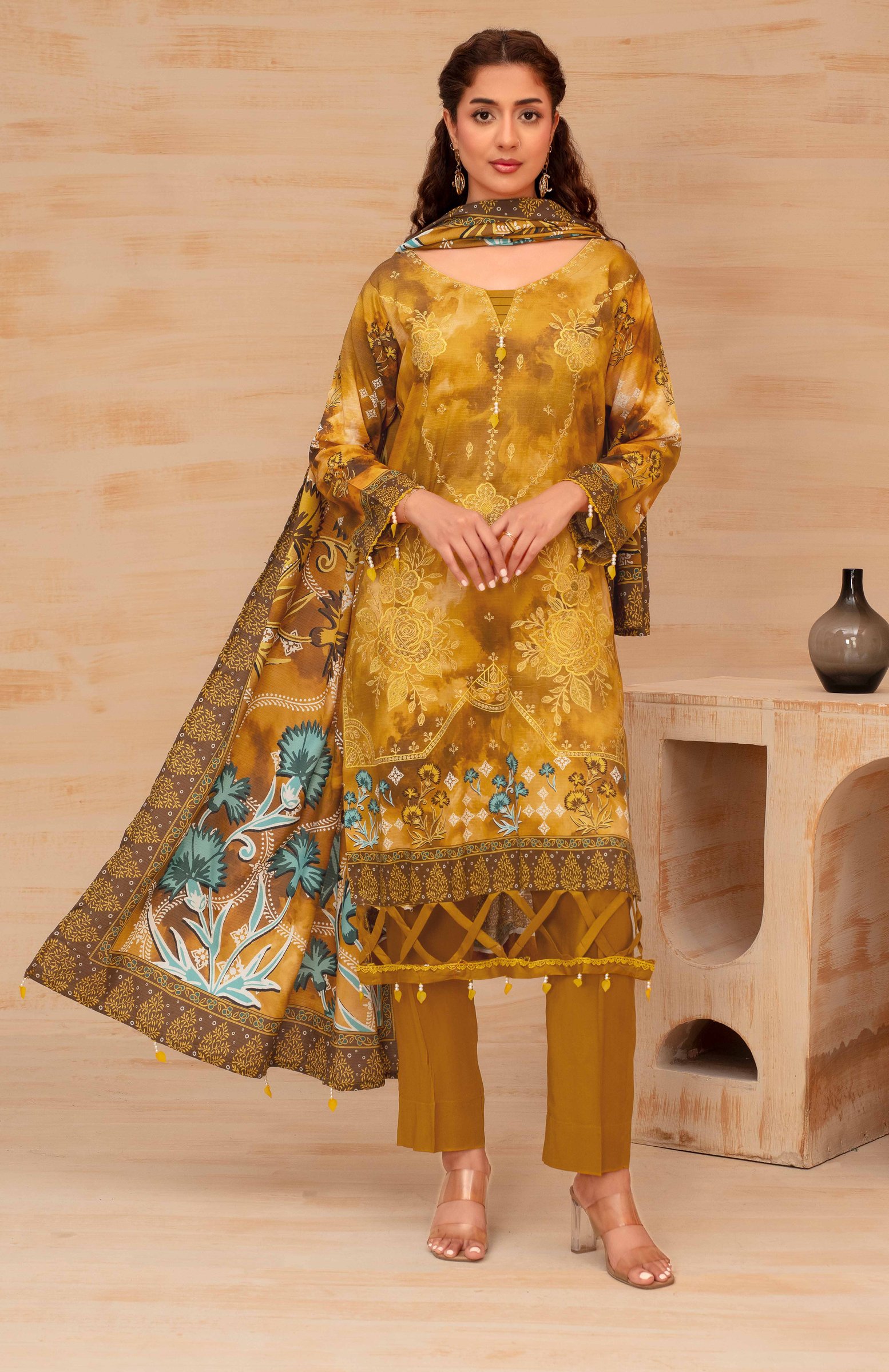 Azura Batik 8307 - Mustard